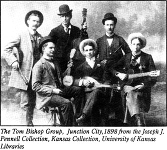 The Bishop Group, Junction City, 1898 from the Joseph J. Pennell Collection, Kansas Collection, University of Kansas Libraries